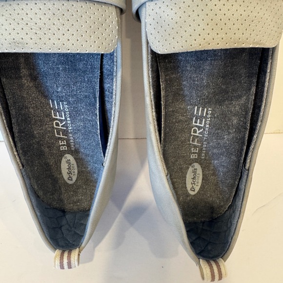 Dr Scholls Loafer Flats Light Grey Comfort Flat Slip On Size 7.5M - Picture 9 of 10
